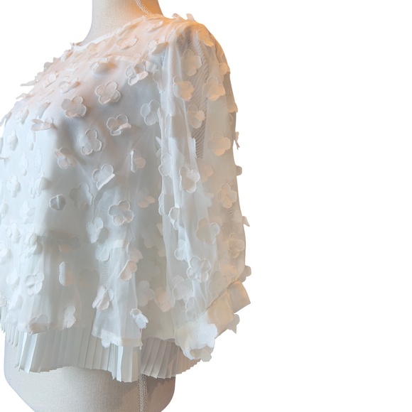 #A036 Why Dress 2-Piece Short Set minimalist fashion vacation vibe  White NWOT M - Picture 3 of 12